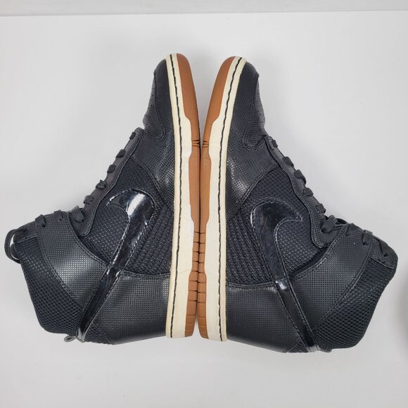 Nike Dunk Sky Hi Wedge Women's Black Sneakers 579763-001 US Size 9 - Picture 6 of 10
